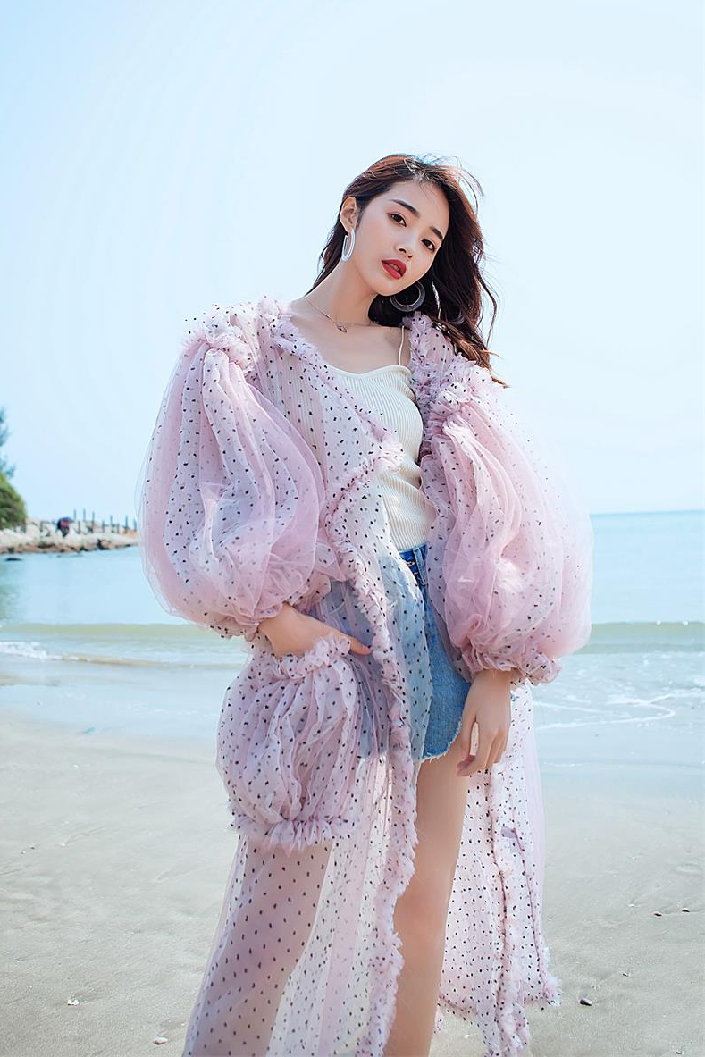 Summer Gauze Clothing - SuperAen Summer Seaside Holiday Gauze Smock