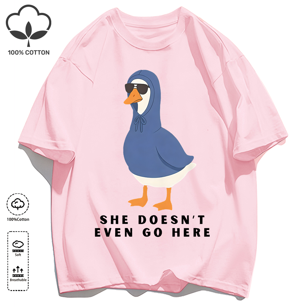 Summer Clothing Not Shein - She Doesn'T Even Go Here Printing