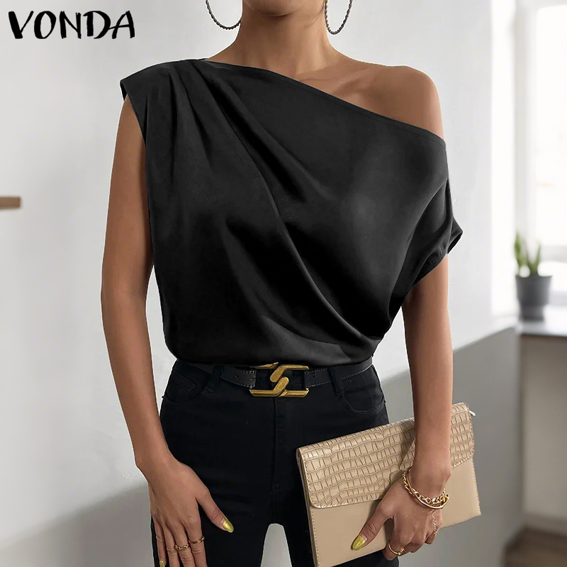 Off Shoulder Blouse - Plus Size 5XL VONDA Women Blouse
