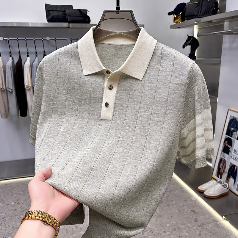 Summer Clothing Men Linen - High Quality Man Summer Short-Sleeved Polo