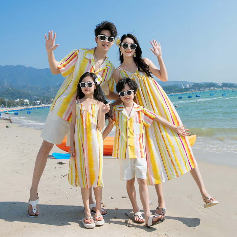 Summer Clothing Resort - Couple Beach Look Family Vacation Clothes