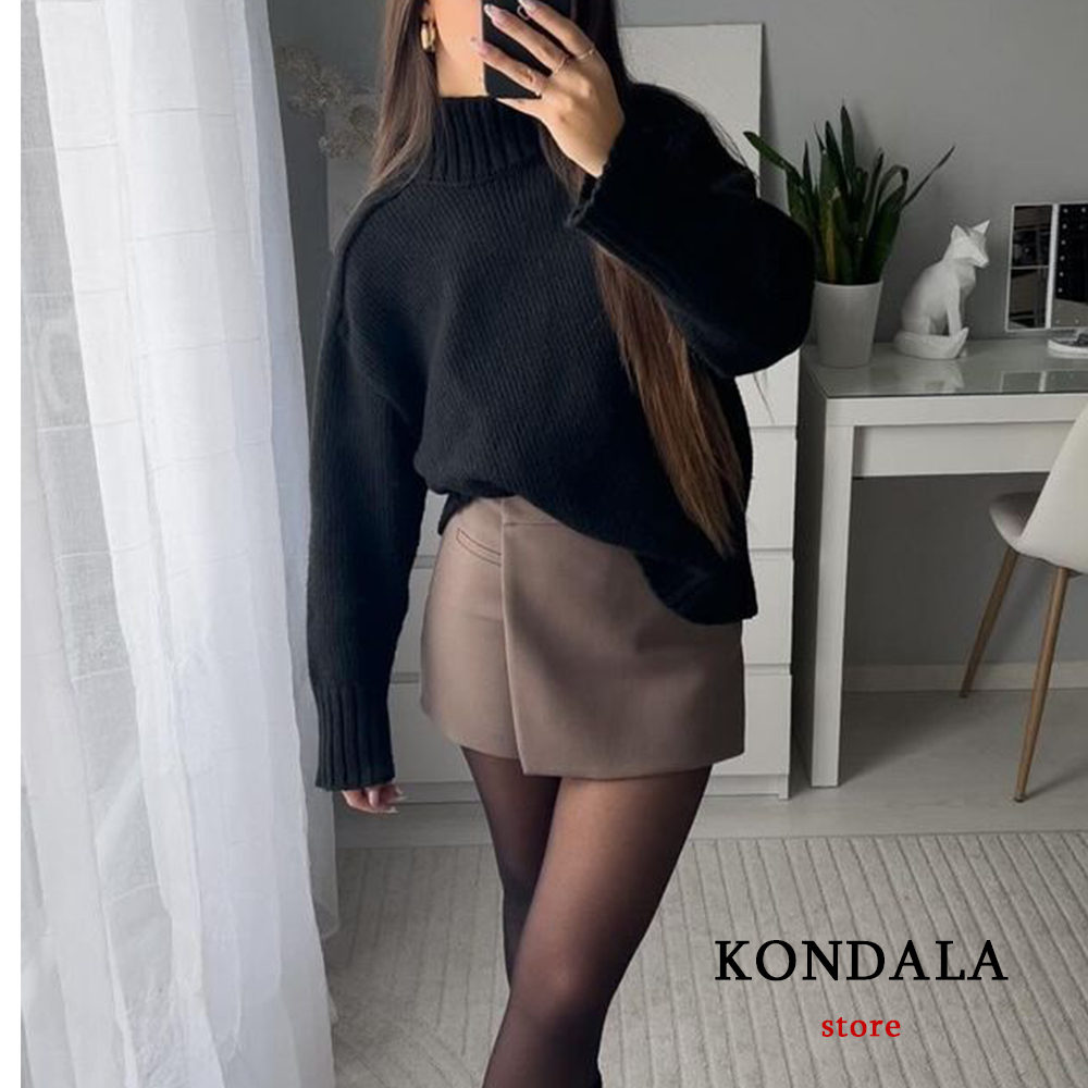 Summer Zara - KONDALA Vintage Split Mini Shorts Skirt