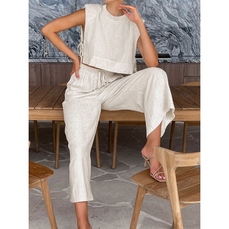 Summer Clothing Men Linen - Fashion Cotton and Linen Suit Women's