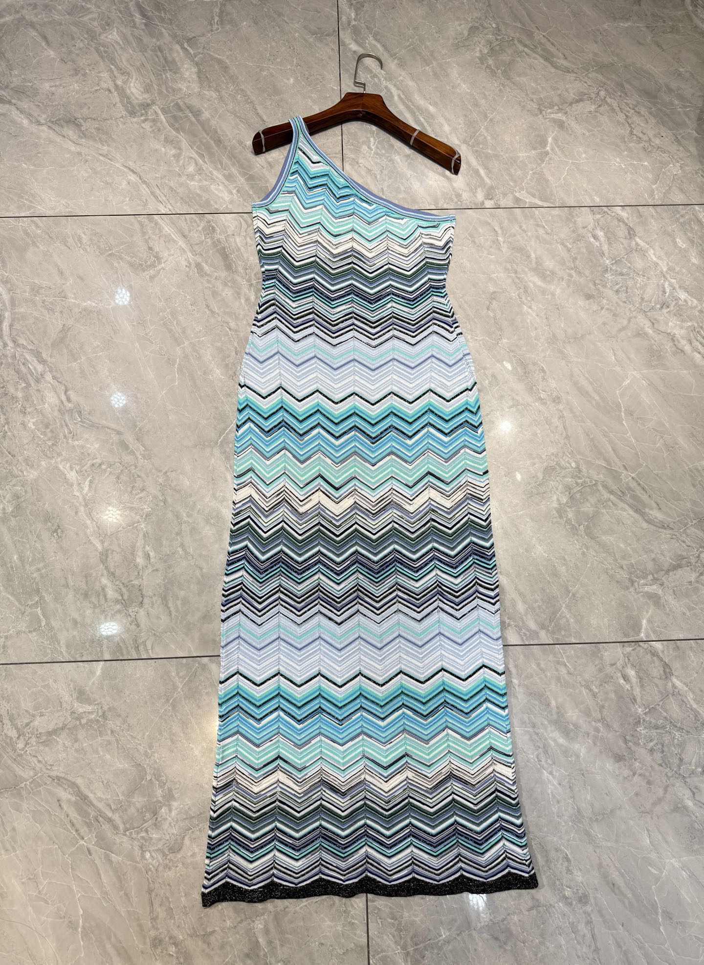 Fold Teal Green Gradient Zigza - огляд і ціна Summer Clothing H&M