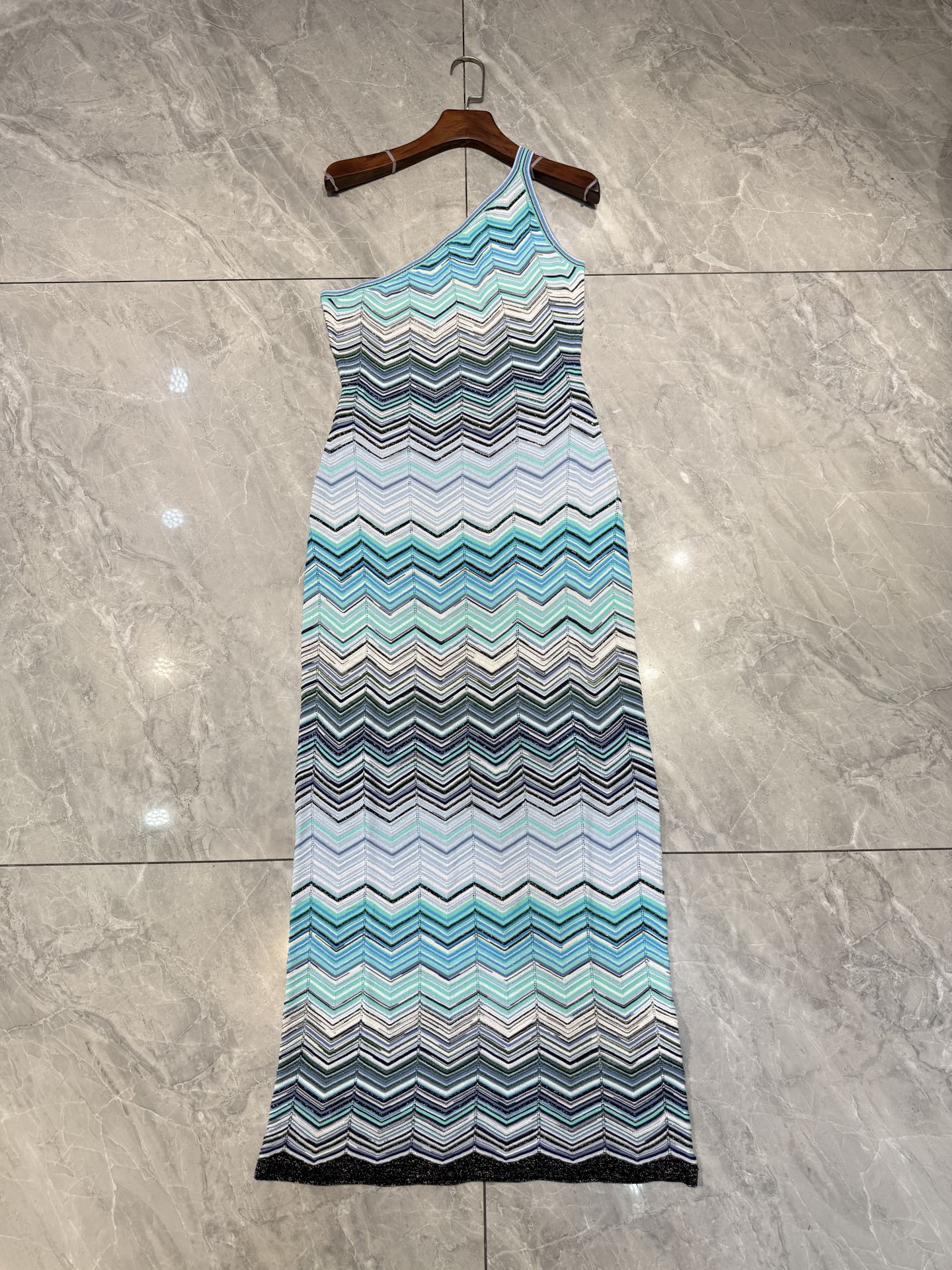 Fold Teal Green Gradient Zigza - огляд і ціна Summer Clothing H&M