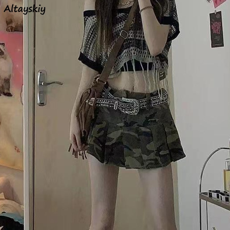 Pleated Skirts for Women Ameri - огляд і ціна Summer Clothing Young Women