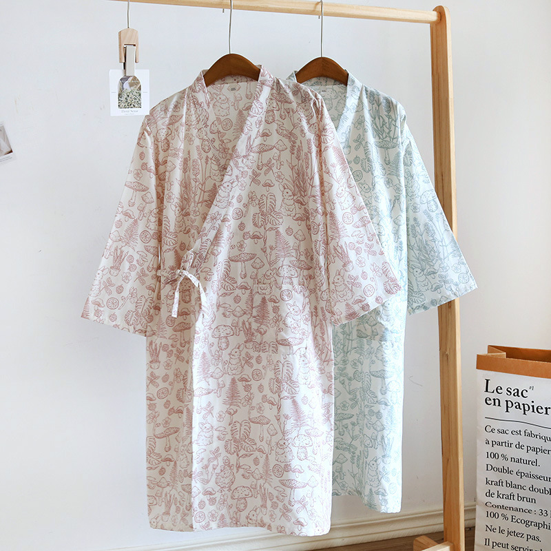 Kimono Robes Sleepwear Women's - огляд і ціна Summer Gauze Clothing