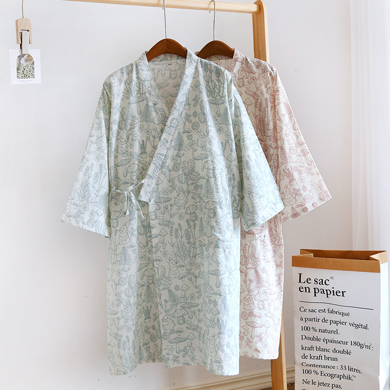 Kimono Robes Sleepwear Women's - огляд і ціна Summer Gauze Clothing