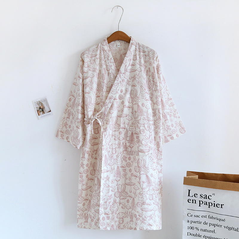 Kimono Robes Sleepwear Women's - огляд і ціна Summer Gauze Clothing