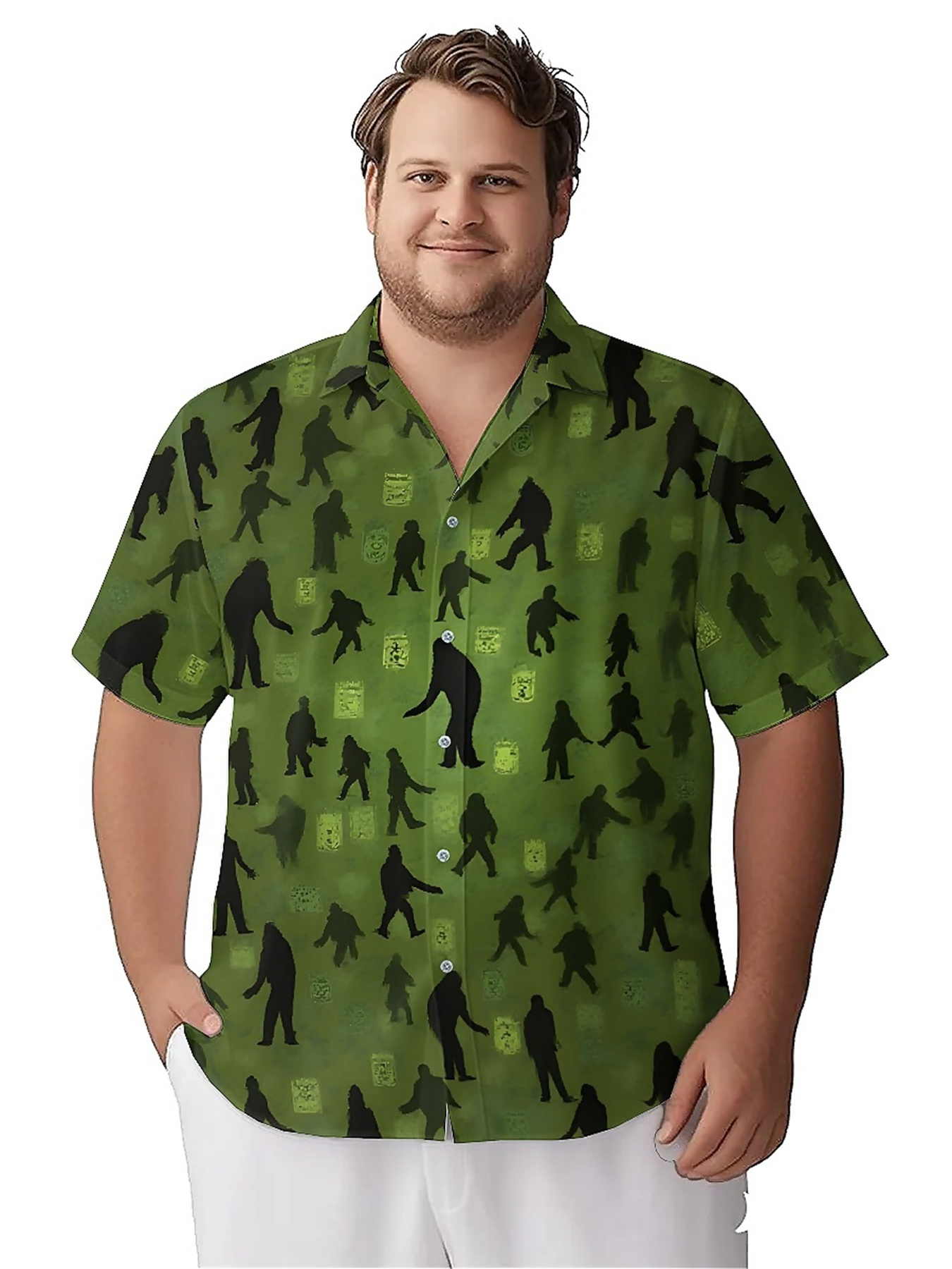 Men's Plus Size Hawaiian Shirt - огляд і ціна Summer Clothing Plus Size