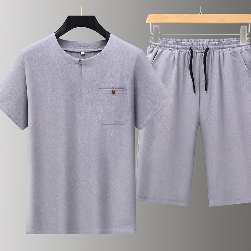 High-quality fashionable men's - огляд і ціна Summer Clothing Men Linen