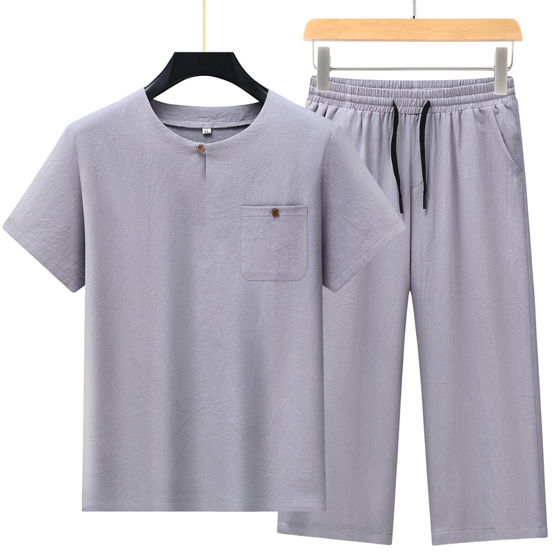 High-quality fashionable men's - огляд і ціна Summer Clothing Men Linen