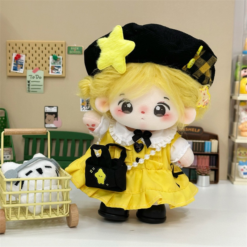 20cm Cotton Doll Clothes Summe - огляд і ціна Yellow Summer Clothing