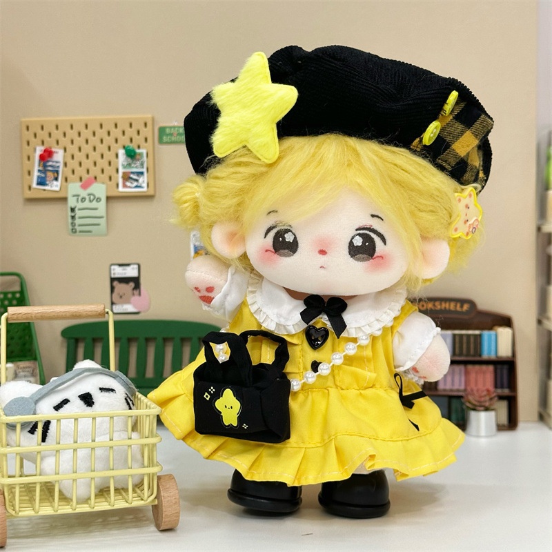 20cm Cotton Doll Clothes Summe - огляд і ціна Yellow Summer Clothing