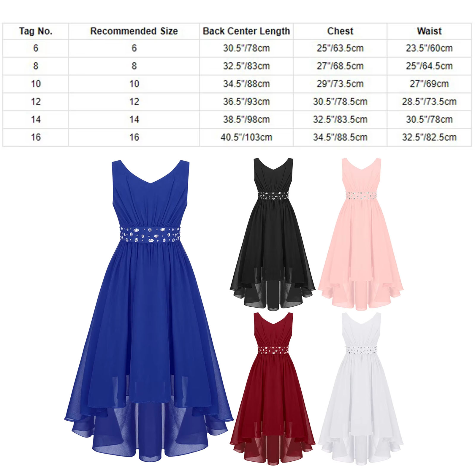 Summer Girls Festive Dress Hi- - огляд і ціна Summer Evenings Clothing