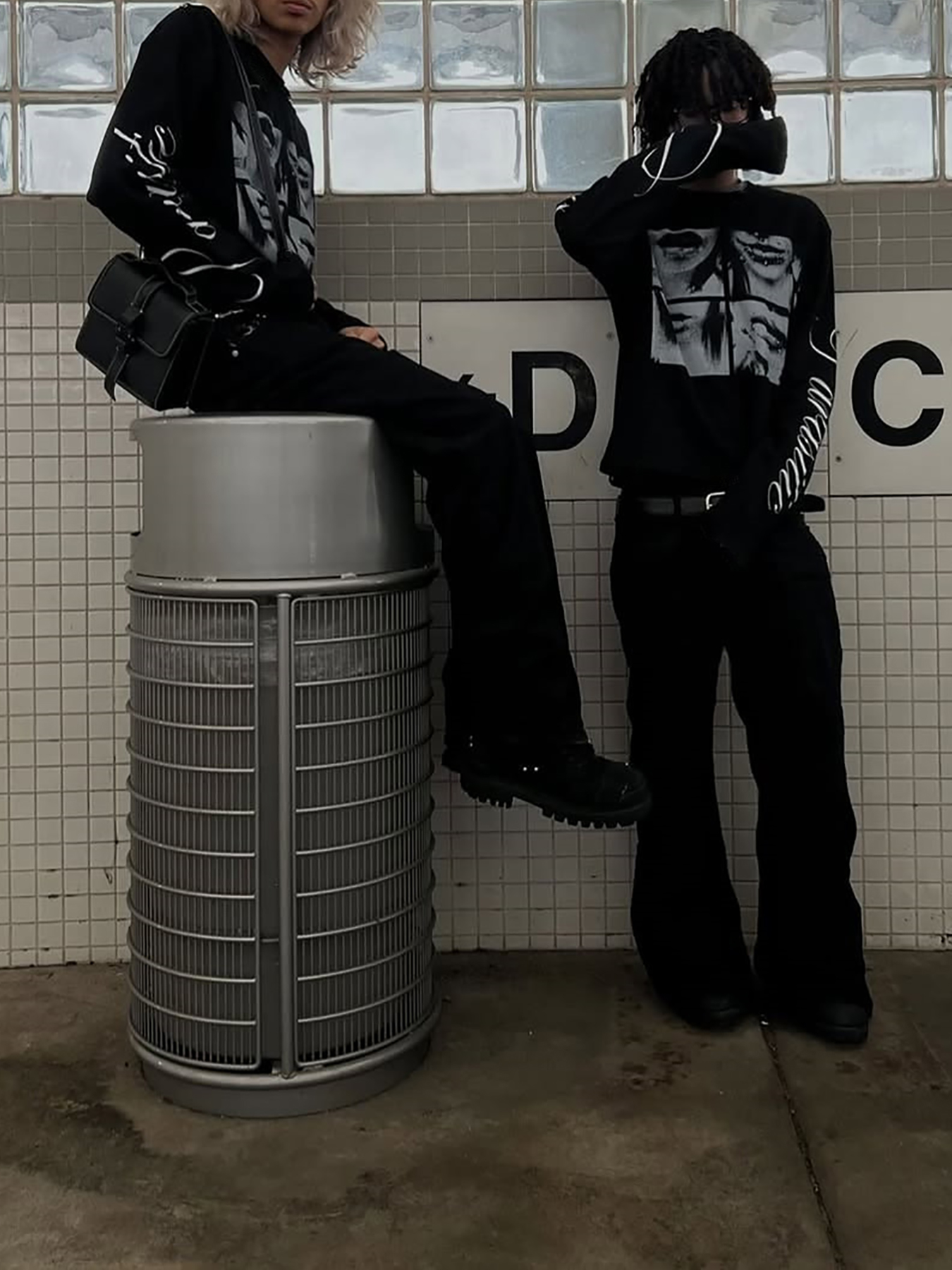 Dark style street punk unisex  - огляд і ціна Summer Clothing Types