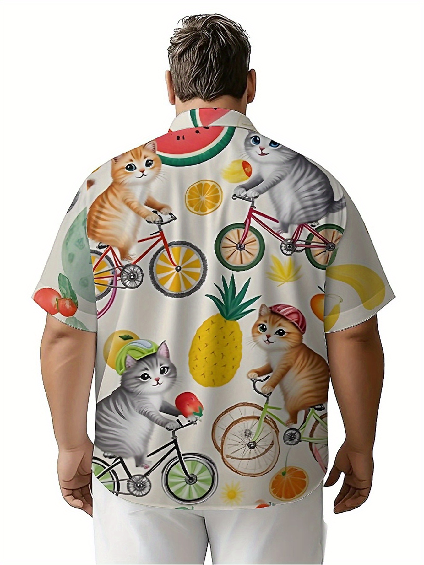 Men's Plus Size Hawaiian Shirt - огляд і ціна Summer Clothing Plus Size