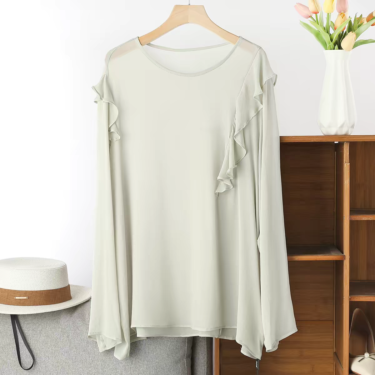 French Elegant Long Sleeve Ruf - огляд і ціна Summer Clothing Plus Size