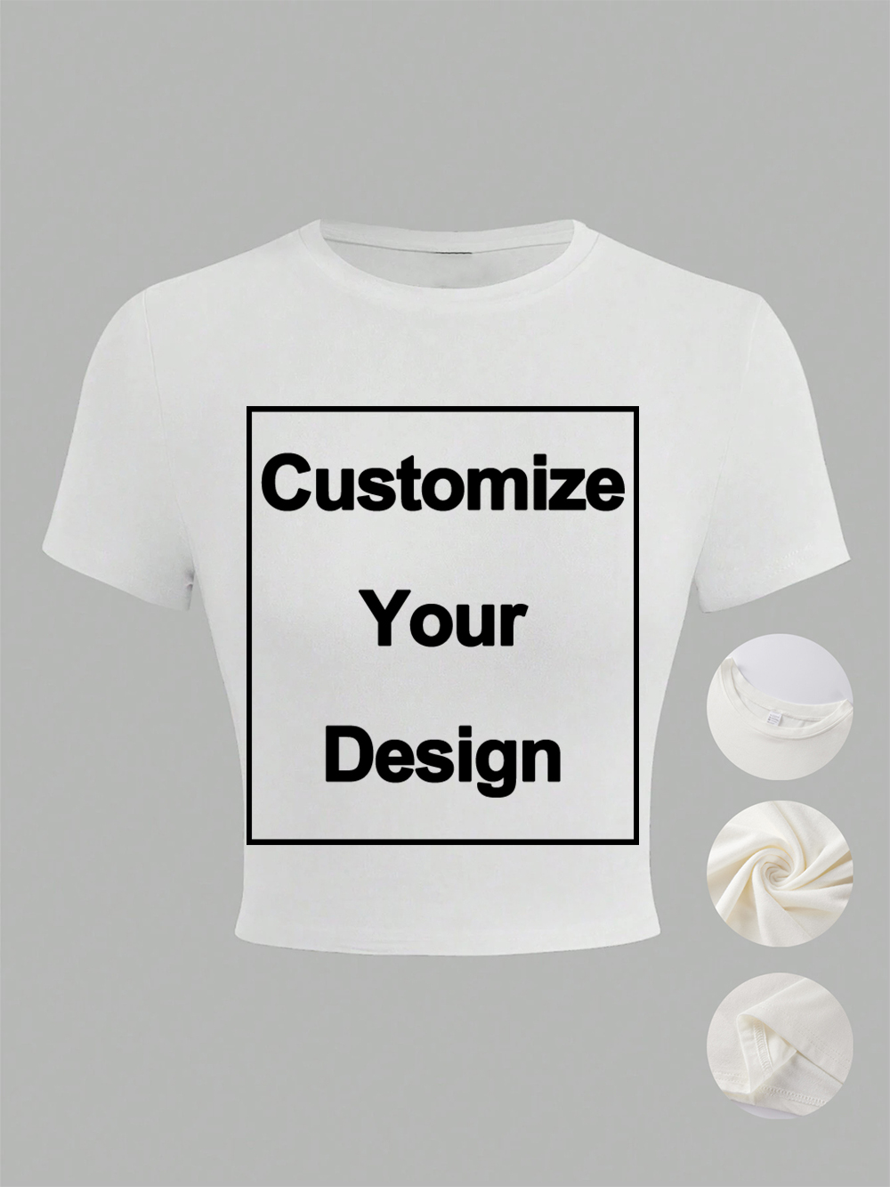 Custom Womens Cotton Crop Tops - огляд і ціна Summer Clothing Women Sale