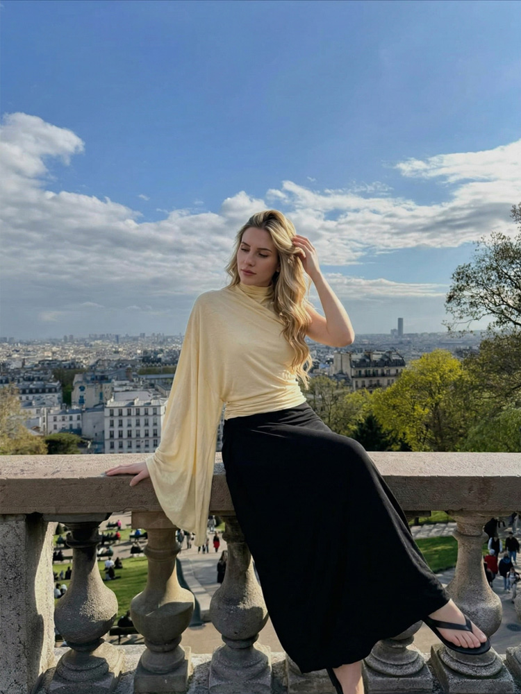 HH Women Elegant Yellow Asymme - огляд і ціна Yellow Summer Clothing