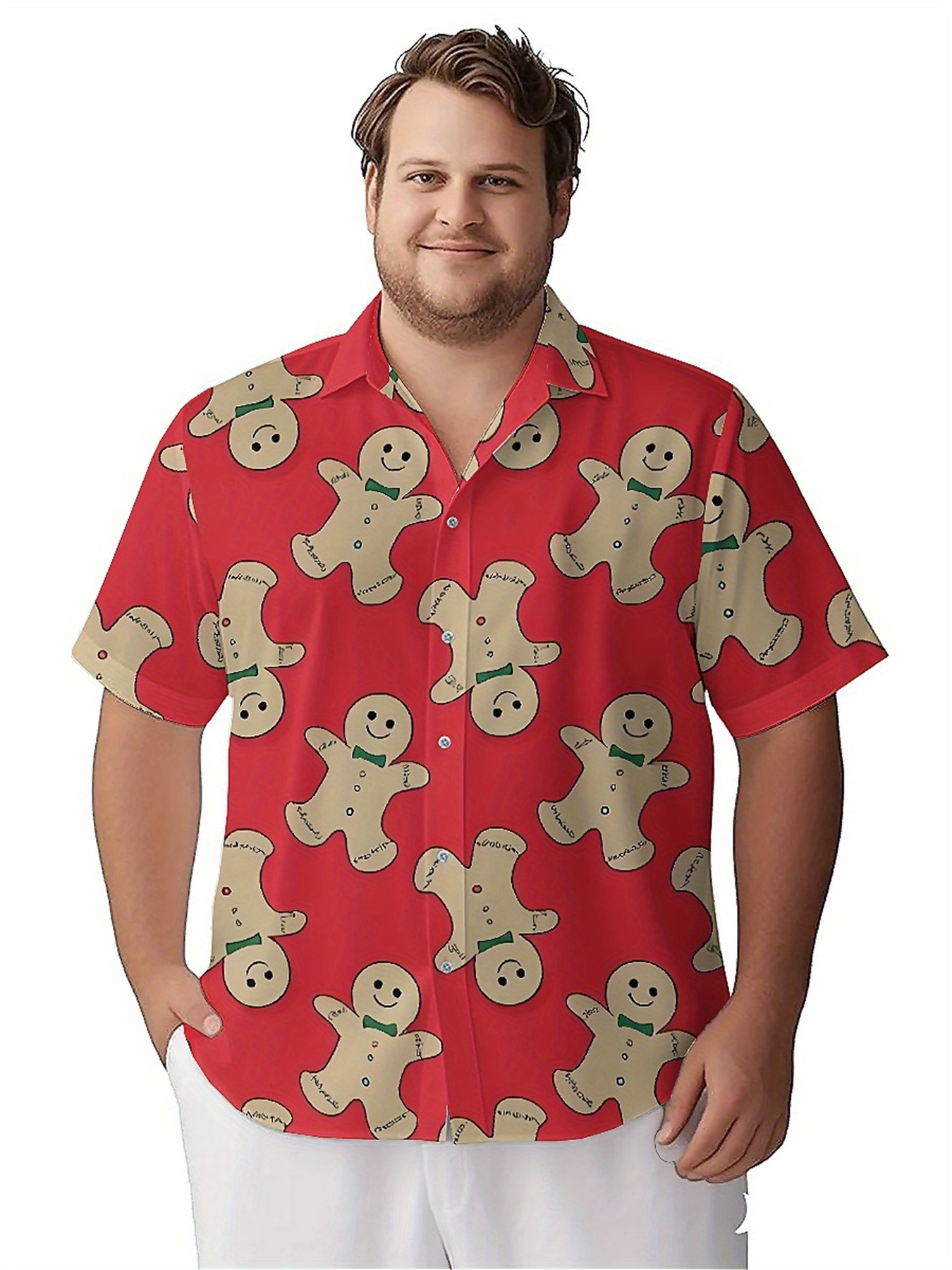 Men's Plus Size Hawaiian Shirt - огляд і ціна Summer Clothing Plus Size
