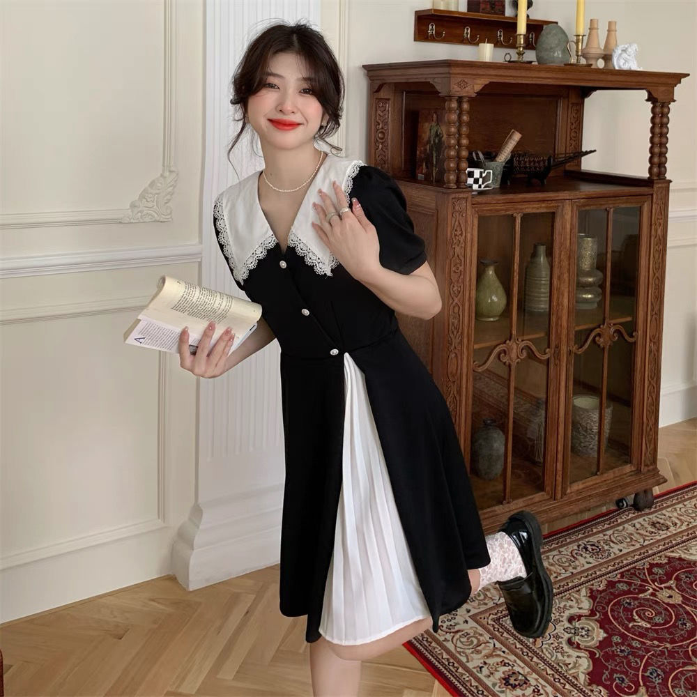 Black White Splicing Integrate - огляд і ціна Summer Clothing Cheap