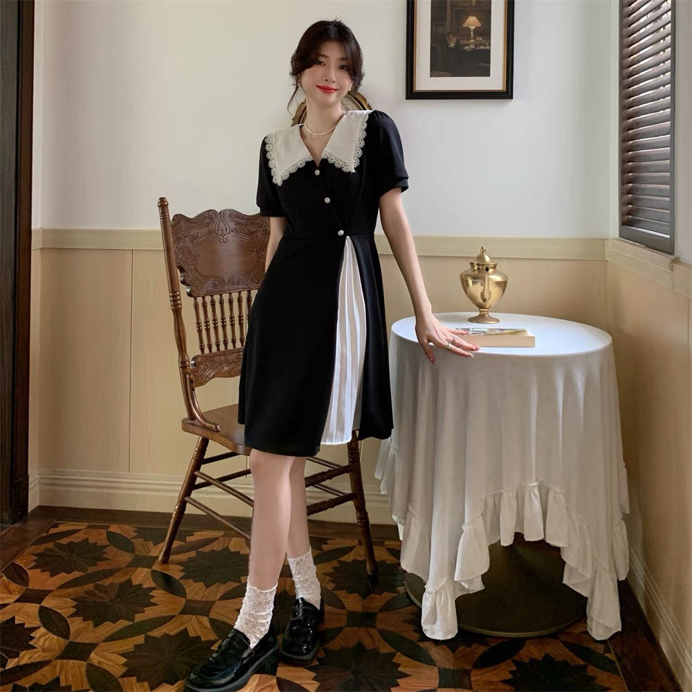 Black White Splicing Integrate - огляд і ціна Summer Clothing Cheap