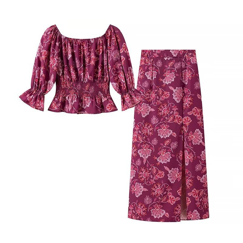 Women's Fashion Printed Off-Sh - огляд і ціна Off Shoulder Blouse