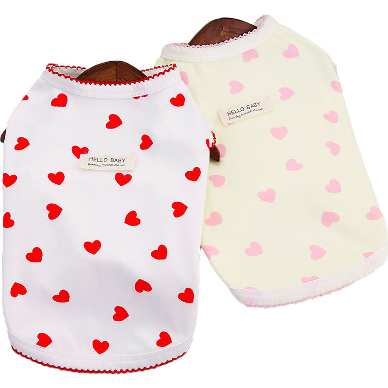 Yellow Red Dog Clothes Short S - огляд і ціна Yellow Summer Clothing