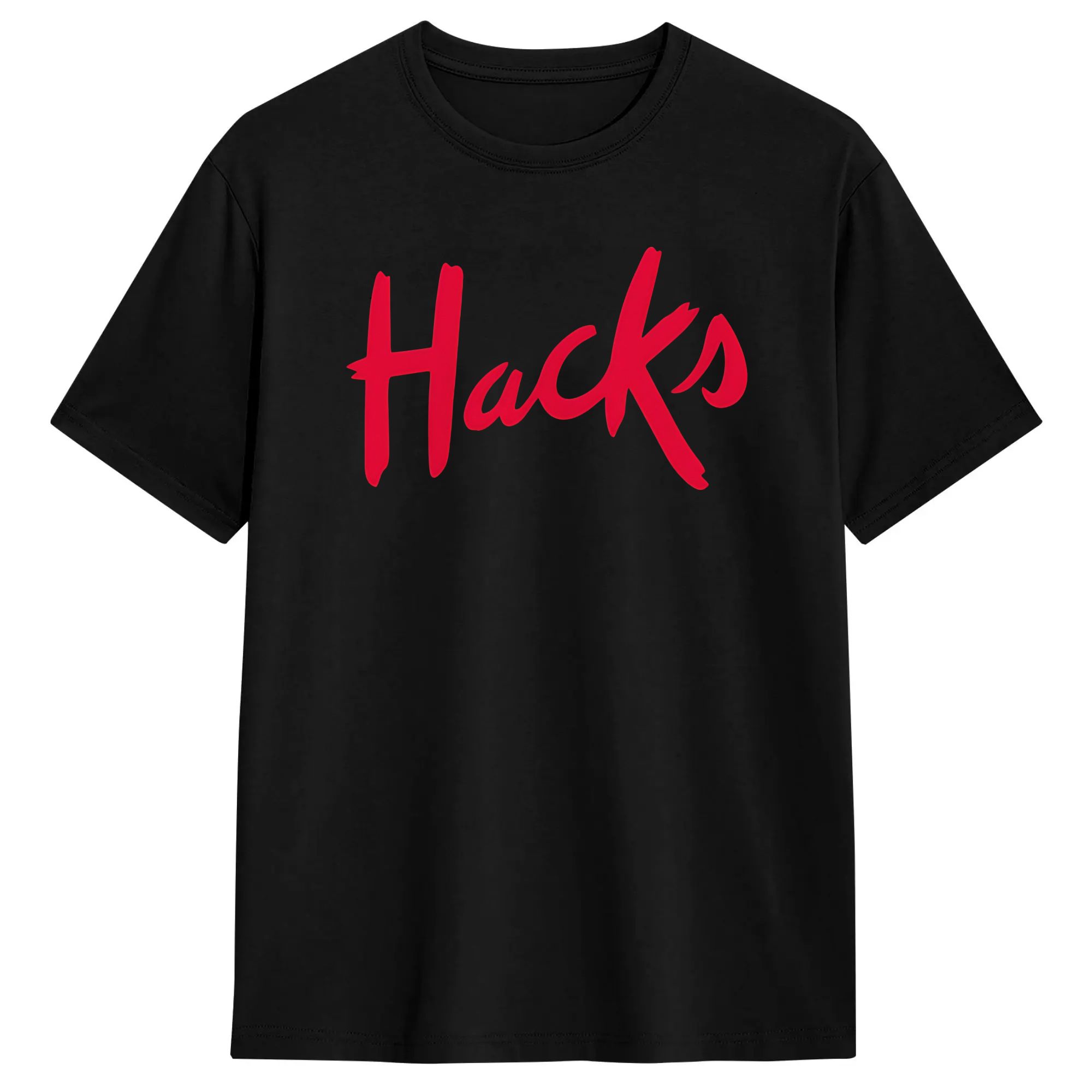 Hacks logo Cotton T Shirt For  - огляд і ціна Summer Clothing Hacks