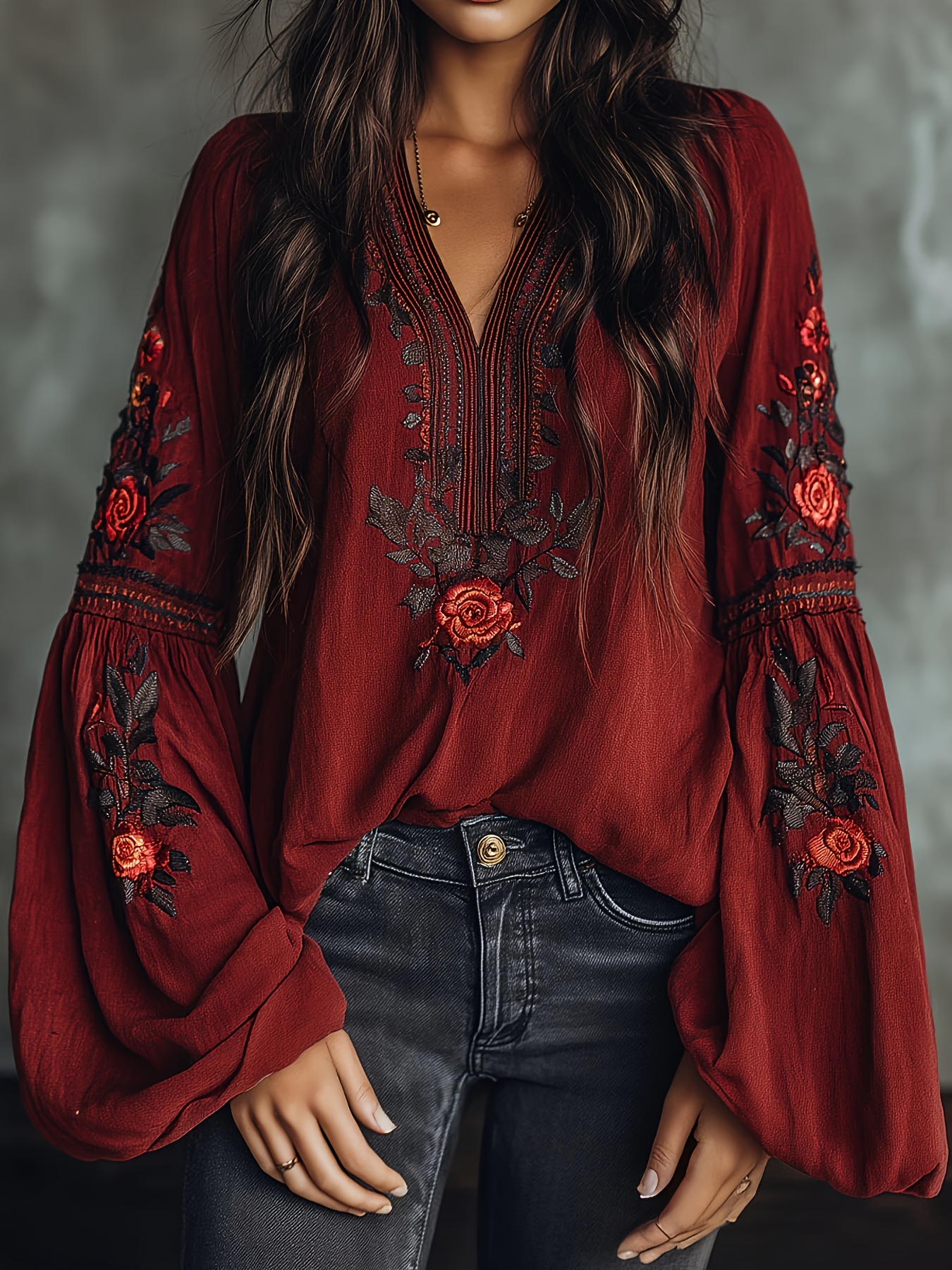 Women‘s Spring Blouse Retro Em - огляд і ціна Off Shoulder Blouse