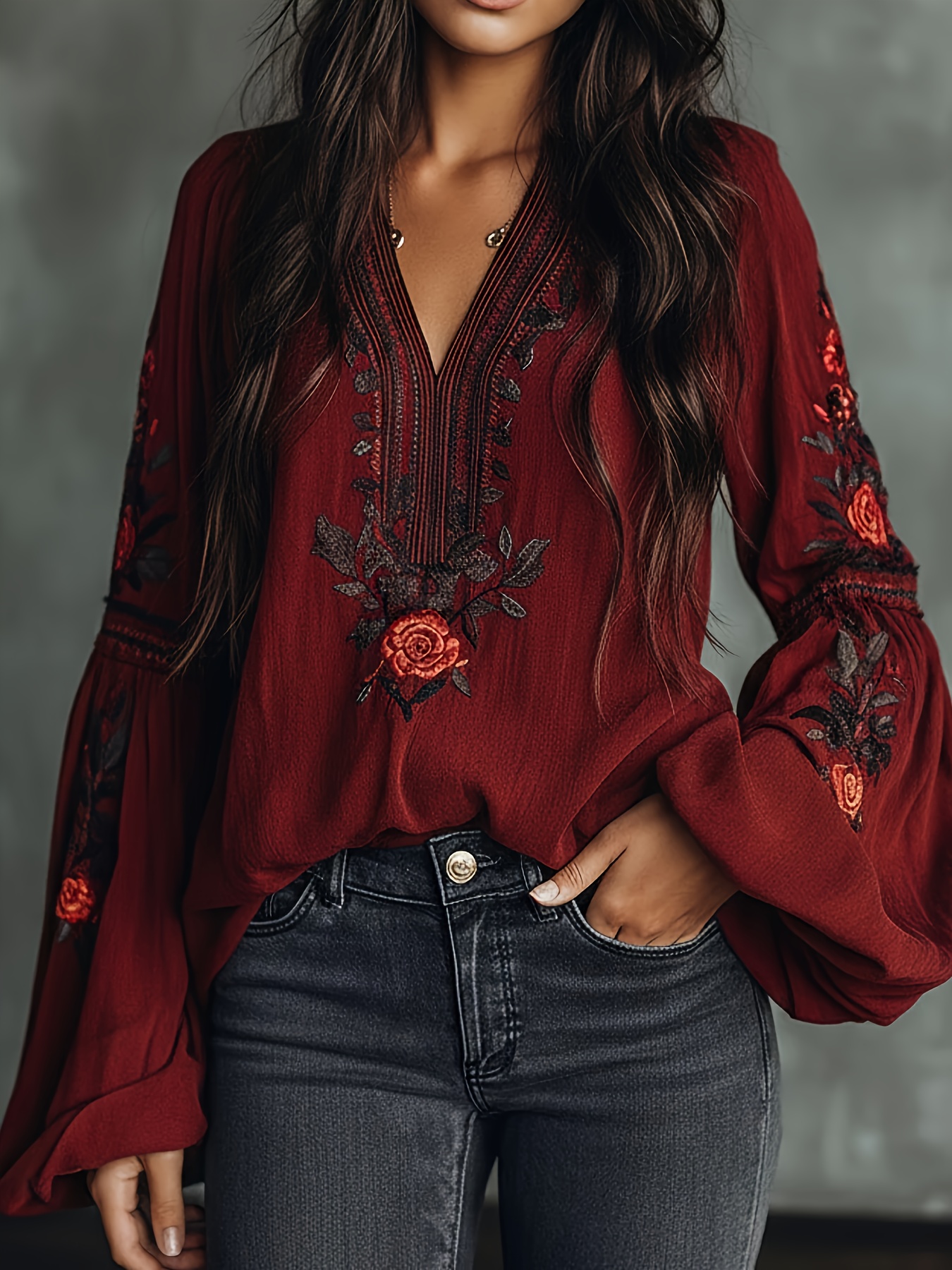 Women‘s Spring Blouse Retro Em - огляд і ціна Off Shoulder Blouse