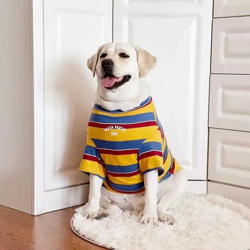 Summer Large Dog T-Shirts Yell - огляд і ціна Yellow Summer Clothing