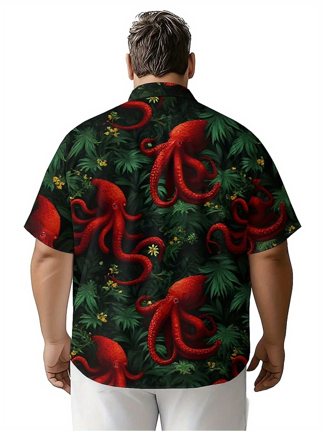 Men's Plus Size Hawaiian Shirt - огляд і ціна Summer Clothing Plus Size