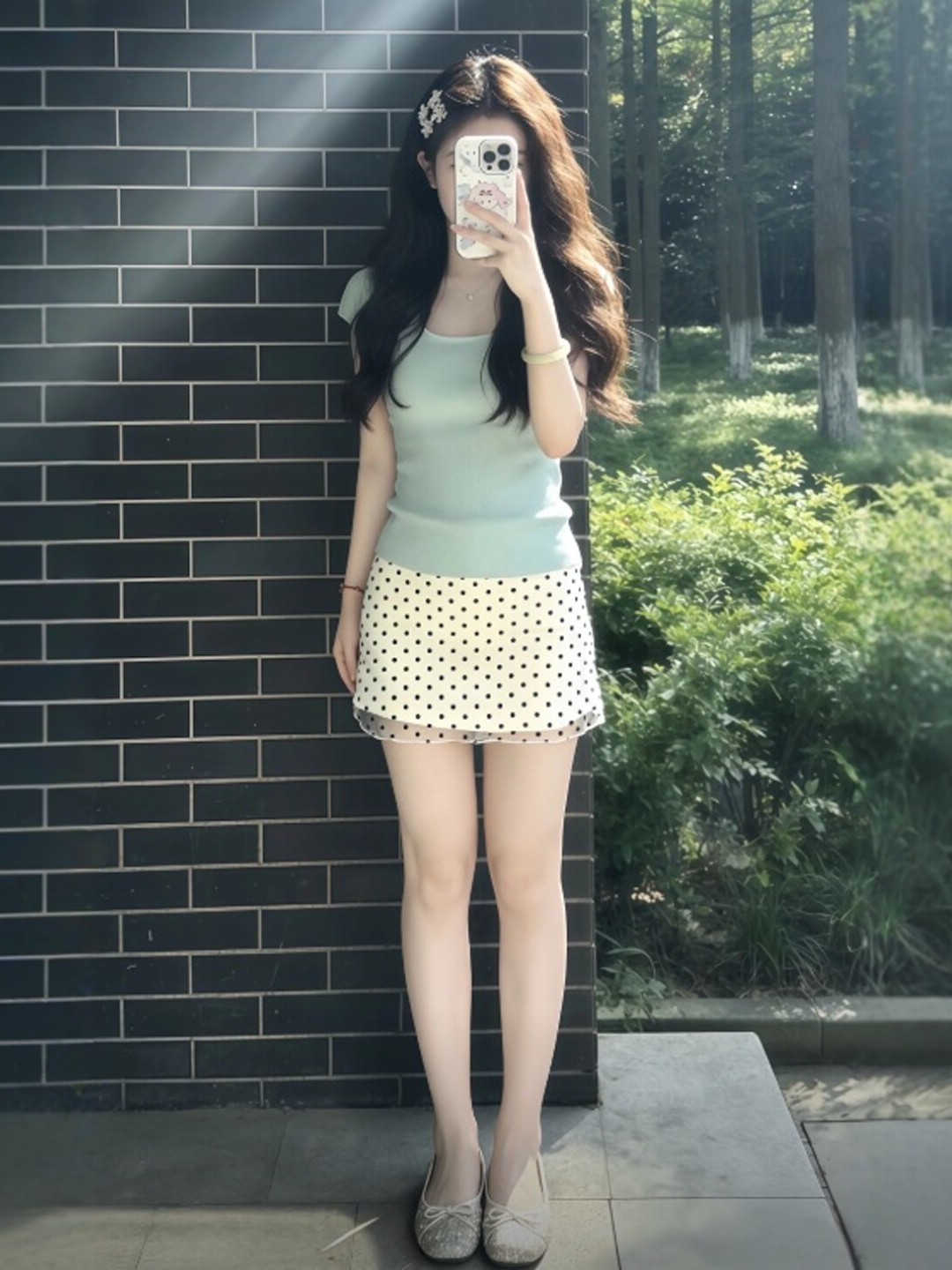 Summer Polka Dot Halter Neck S - огляд і ціна Summer Clothing Young Women