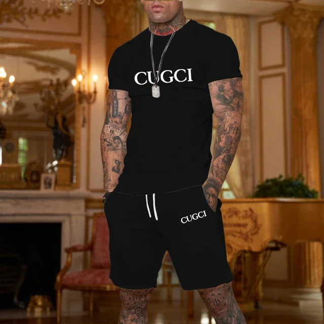 Summer T-shirt, shorts men's c - огляд і ціна Summer Clothing Essentials Men
