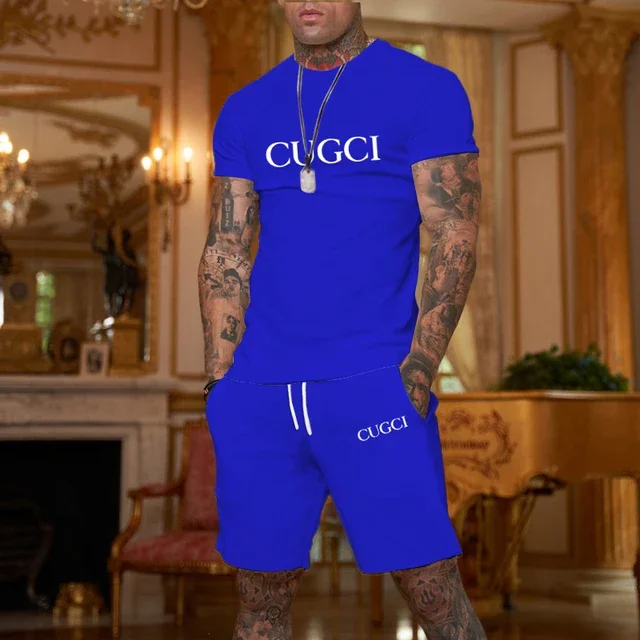 Summer T-shirt, shorts men's c - огляд і ціна Summer Clothing Essentials Men