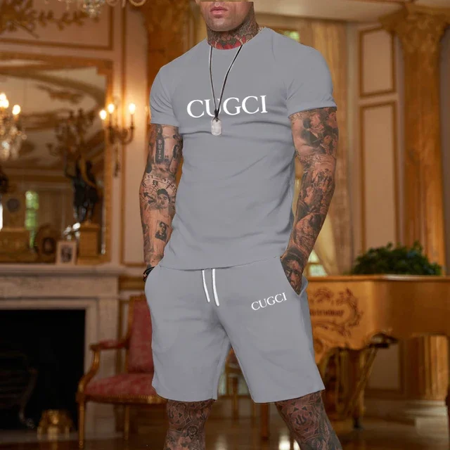 Summer T-shirt, shorts men's c - огляд і ціна Summer Clothing Essentials Men