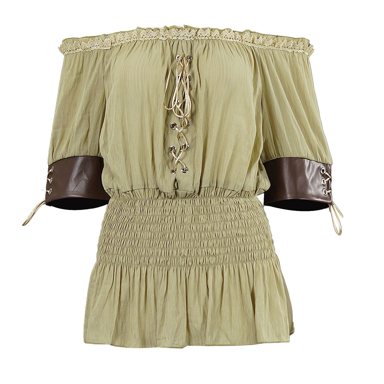 Women's Renaissance Pirate Blo - огляд і ціна Off Shoulder Blouse