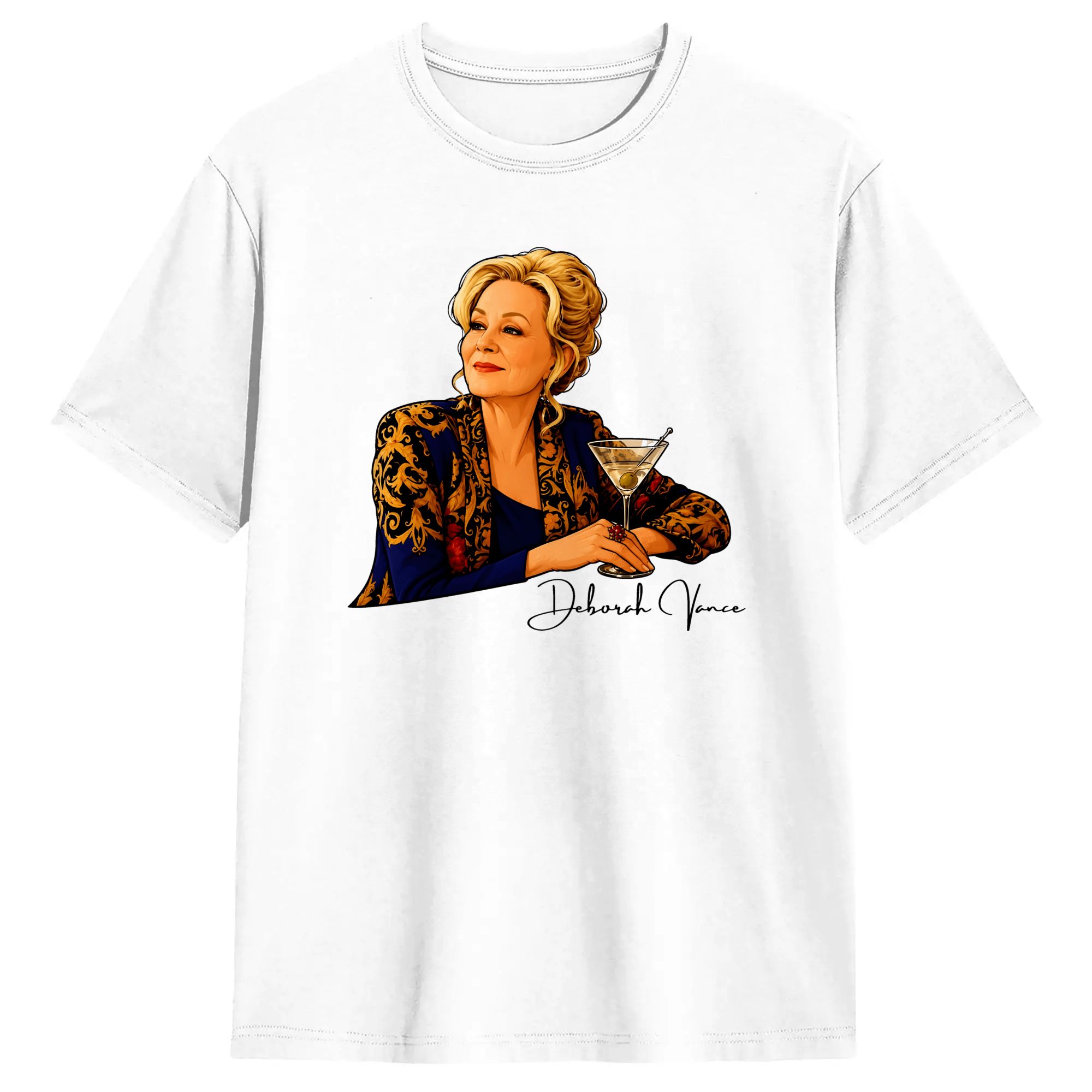 Deborah Vance Portrait Hacks T - огляд і ціна Summer Clothing Hacks