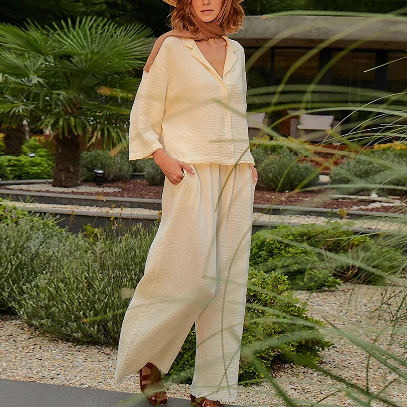 Muslin 100% Cotton Gauze Pants - огляд і ціна Summer Gauze Clothing