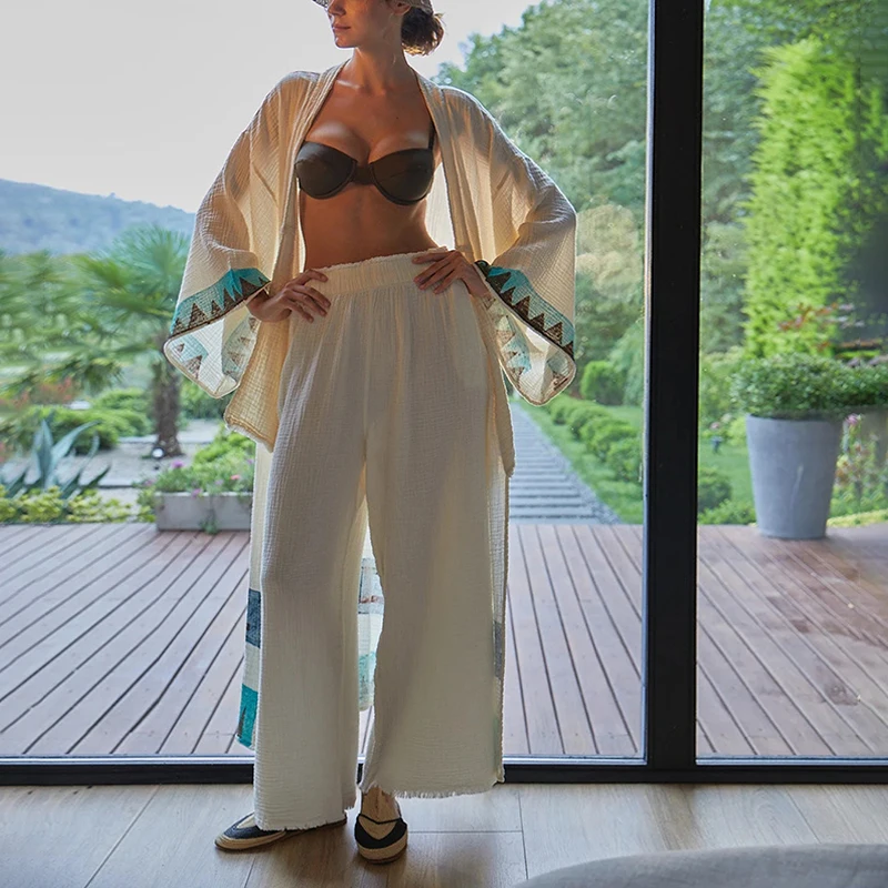 Muslin 100% Cotton Gauze Pants - огляд і ціна Summer Gauze Clothing