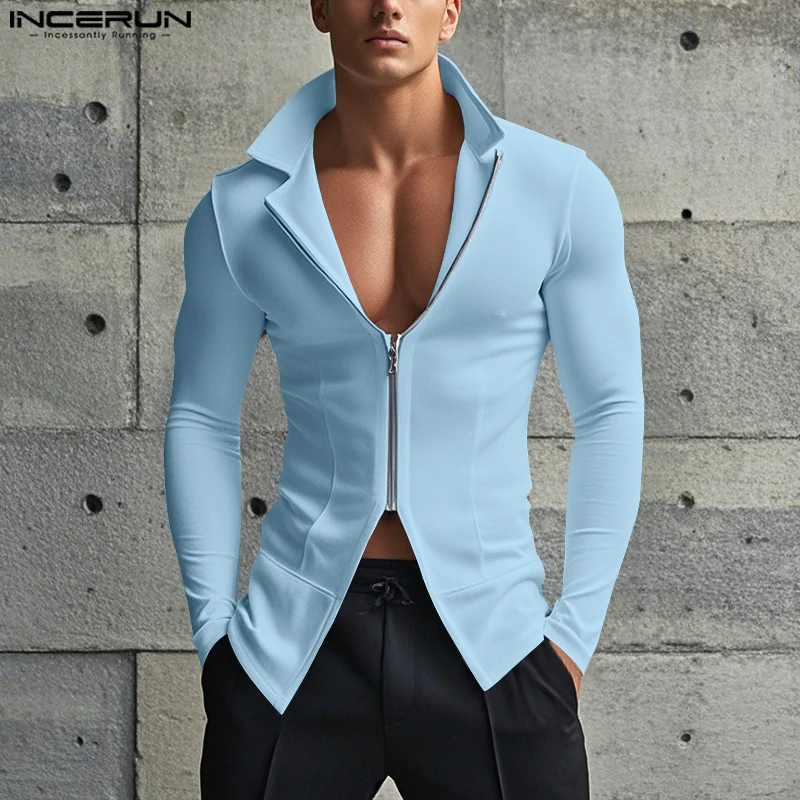 INCERUN 2026 Fashion Men's T-s - огляд і ціна Summer Clothing Colors 2026