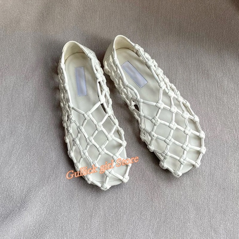 French Woven Mesh Hollow flat  - огляд і ціна Summer Clothing Ladies