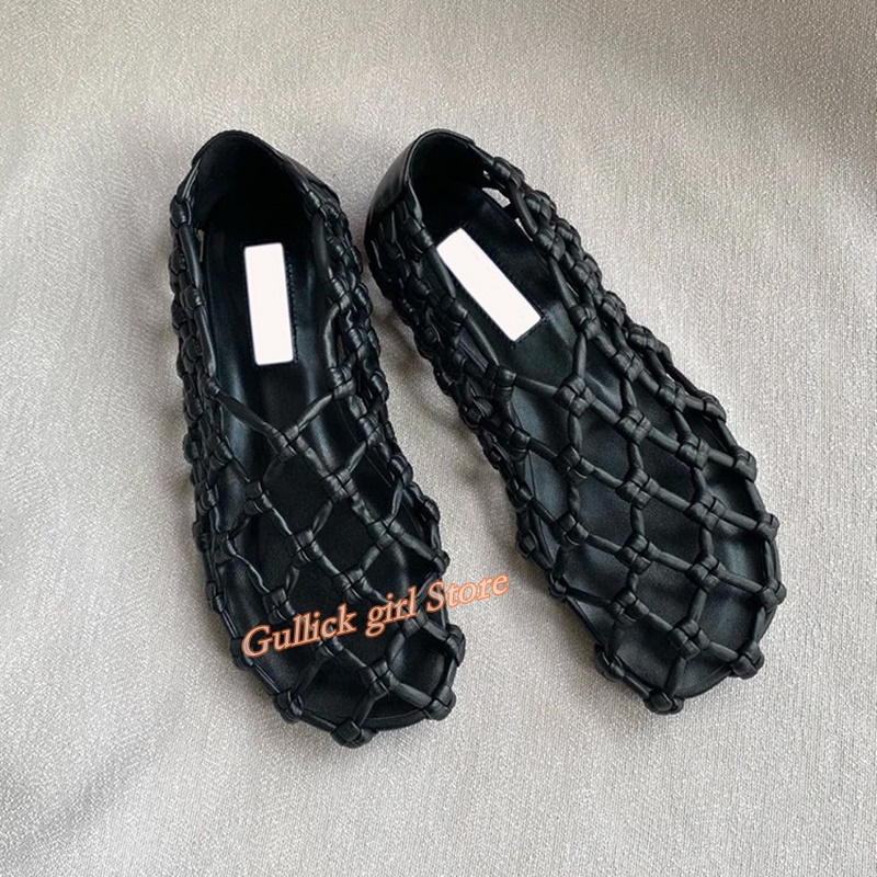 French Woven Mesh Hollow flat  - огляд і ціна Summer Clothing Ladies