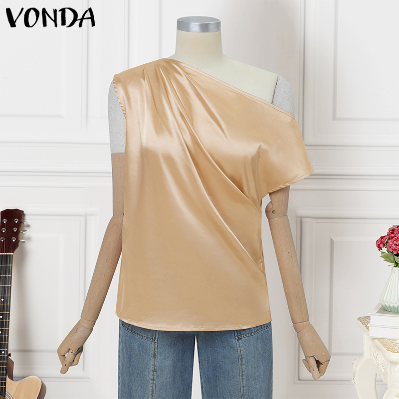 Plus Size 5XL VONDA Women Blou - огляд і ціна Off Shoulder Blouse