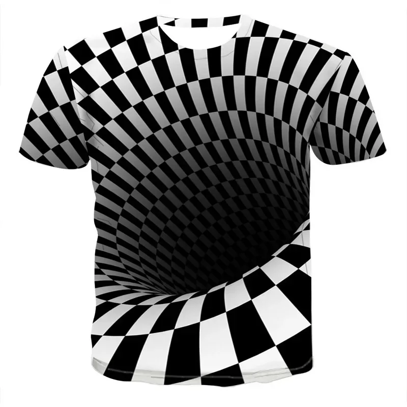 Men's 3D printed T-shirt, over - огляд і ціна Summer Clothing Affordable