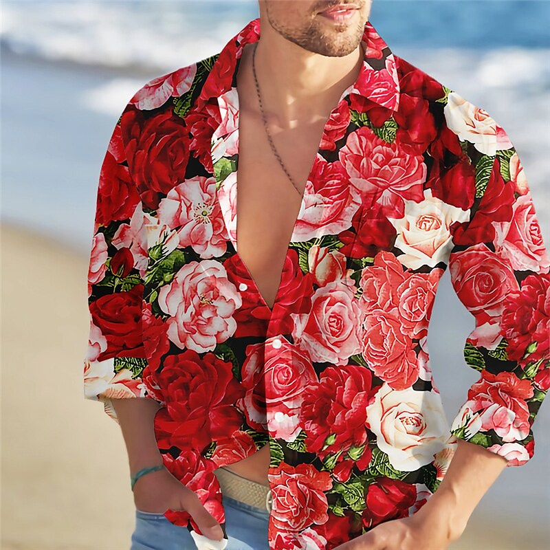 2023 men's shirt fashion trend - огляд і ціна Summer Rose Clothing