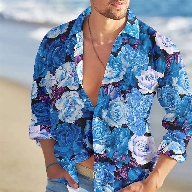 2023 men's shirt fashion trend - огляд і ціна Summer Rose Clothing