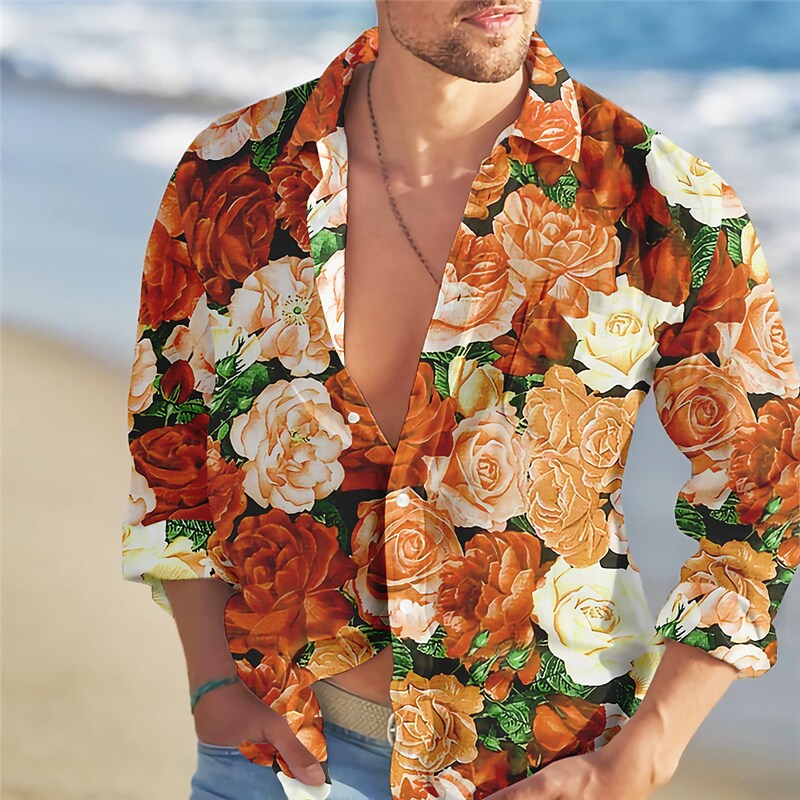 2023 men's shirt fashion trend - огляд і ціна Summer Rose Clothing